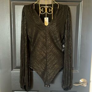 Express Metallic Bodysuit